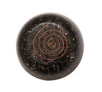 Reiki Healing Gemstone Cúpula de turmalina negra que equilibra la decoración espiritual del hogar-Blessfull Healing