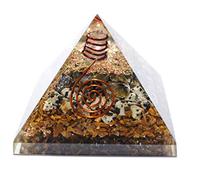 Reiki Healing Stone Fen Shui Gift Labradorita, Dalmation y Tiger Eye con Pencil Pyramid Chakra Energy - Blessfull Healing