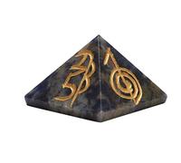Reiki Healing Usui Símbolos Chakra Piedras preciosas Pirámide de 1 pulgada (sodalita)