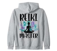 Reiki Master Yoga Chakra Pilates Curación Espiritual Sudadera con Capucha