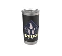 Reiki para gatos sanador espiritual ama la curación de chakras Reiki Vaso térmico de acero inoxidable de doble pared