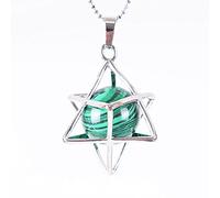 Reiki Piedra Natural Péndulo Crystal Cuarzo Cuarzo Colgantes Joyería-D744a