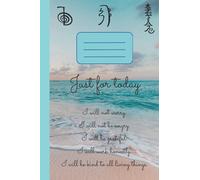 Reiki Precepts Principles Notebook - Lined White Paper Notebook -120 pages of 15.24 x 22.86cm, 6"x9"