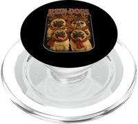 Rein-Dogs Cute Pugs Funny Christmas Bootleg Y2K PopSockets PopGrip para MagSafe