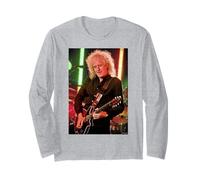 Reina & Adam Lambert Brian May Guitarrista por Dick Barnatt Manga Larga