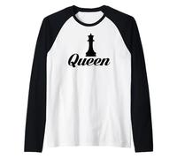 Reina Ajedrez Camiseta Manga Raglan
