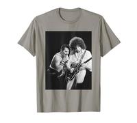 Reina Brian May Freddie Mercury The Works Tour 1984 Camiseta