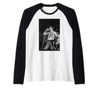 Reina Cantante Principal Freddie Mercury NEC Arena The Works Tour Camiseta Manga Raglan