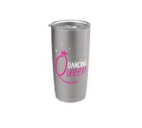 Reina Danzante Rosa Vaso térmico de acero inoxidable de doble pared