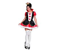 Ciao Reina de Corazones Wonderland disfraz chica mujer adulta (Talla única)