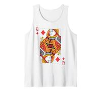 Reina de Diamantes | Royal Flush Group - Juego de Cartas Camiseta sin Mangas