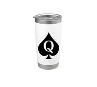 Reina De Espadas Sexy QOS Vaso térmico de acero inoxidable de doble pared