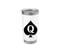Reina De Espadas Sexy QOS Vaso térmico de acero inoxidable de doble pared