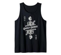 Reina De Espadas Tarot Carta Astrología Feminista Camiseta sin Mangas