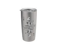 Reina De Espadas Tarot Carta Astrología Feminista Vaso térmico de acero inoxidable de doble pared