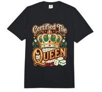 Reina de fichas certificada como jugadora de Mahjong Comfort Colors Adult Heavyweight T-Shirt
