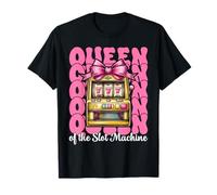 Reina de la máquina tragamonedas Casino 777 Chica Mamá Camiseta