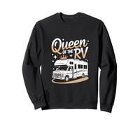 Reina de la RV Camper Vacaciones Aventura Al Aire Libre Sudadera
