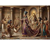 Reina del Antiguo Egipto Puzzle De Madera 500 Piezas Adultos Y Niños,14 Años+,Deco Pared,Regalo Ideal Goddess,Rompecabezas,Madera,Anti-estrés,Relax,Desafío,Reto,Educativo (52x38cm)