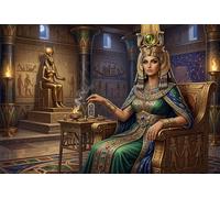 Reina del Antiguo Egipto Puzzle De Madera 500 Piezas Adultos Y Niños,14 Años+,Reto,Anti-estrés Goddess,Rompecabezas,Deco Pared,Regalo Ideal,Madera,Desafío,Relax,Educativo (52x38cm)