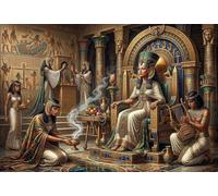 Reina del Antiguo Egipto Puzzle De Madera 500 Piezas Adultos Y Niños,Regalo Ideal,Deco Pared,14 Años+ Goddess,Madera,Rompecabezas,Desafío,Educativo,Anti-estrés,Reto,Relax (52x38cm)