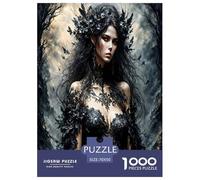 Reina del Bosque Gótico Puzzle 1000 Piezas, Juego Educativo, Desafío, Clásicos para Adultos Y Niños A Partir De 12 Años Un Rompecabezas Desafiante - Decoración del Hogar 70x50cm/1000pcs
