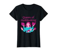 Reina del Poder Femenino multitarea Camiseta