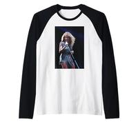 Reina del Rock 'N' Roll Tina Turner en Vivo Camiseta Manga Raglan