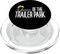 Reina del Trailer Park Redneck White Trash Trailer Park PopSockets PopGrip para MagSafe