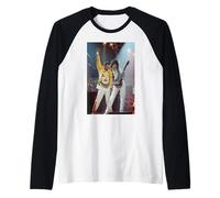 Reina Freddie Mercury Brian May El Milagro Video Shoot Camiseta Manga Raglan