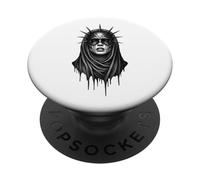 Reina Guerrera Gótica Corona Dark Fantasy Arte PopSockets PopGrip Adhesivo