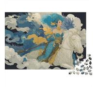 Reina Guerrero Mítico Puzzle Mil Piezas para Adultos Puzzle Muy Difícil Entrenamiento Mental Decoración del Hogar Cartón Grueso 52x38cm/1000pcs