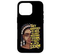 Reina Negra Afroamericana Susurró - Soy La Tormenta Carcasa para iPhone 16 Pro