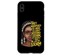 Reina Negra Afroamericana Susurró - Soy La Tormenta Carcasa para iPhone XS MAX