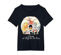 Reina Oficial A Day At The Races Camiseta, Mujer Tallas Grandes, Negro, 2XL Grande