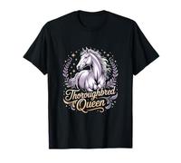 Reina Pura Sangre Amante de los Caballos Ecuestre Camiseta