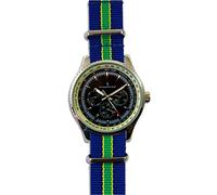 Reina Royal Hussars - Reloj militar multiesfera, Azul/Amarillo/Verde, one size fits all