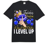 Reina Tauro I Don't Get Older I Level Up Birthday Queen Comfort Colors Adult Heavyweight T-Shirt