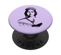 Reina Victoria Joven Vintage Monografía PopSockets PopGrip Adhesivo