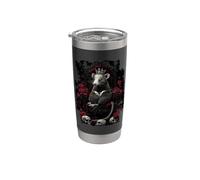 Reina zarigüeya oscura - Gótico Vaso térmico de acero inoxidable de doble pared