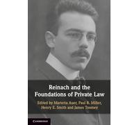 Reinach and the Foundations of Private Law