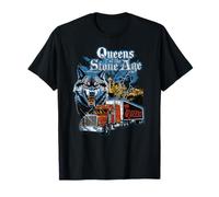 Reinas de la Edad de Piedra Wolf Skyline Hard Rock Camiseta