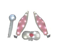 Reindeer Car Antler Set - Christmas Costume Auto Accessory, Festive Holiday Decoration, Lightweight Construction, Easy Mounting Design | Fun Decorative Vehicle, SUV Truck Compatible