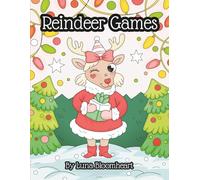 Reindeer Games Coloring Book - Bold & Simple, Cozy Holiday Coloring Book For All Ages