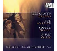 Reiner Ginzel (Violoncello) - David Popper/Josef Suk/Gabriel Fauré/Edward Elgar/Reiner Ginzel/+: Works for Cello and Piano