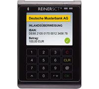 Reiner SCT cyberJack wave lector de tarjeta inteligente Antracita, Negro Bluetooth - Lector de tarjetas de memoria (Antracita, Negro, Bluetooth, TFT, Android, 71 x 10 x 103 mm, 63 g)