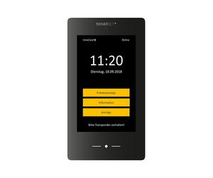 REINER SCT timeCard Terminal 3 - Terminal de Reloj Fichaje, Negro, Dimensiones: 180 x 320 x 60 mm