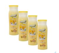 Reinex - Gel de ducha de miel y leche (300 ml, 4 botellas)