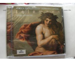 reinhard goebel - telemann string concertos musica antiqua koln( on authentic instuments) directed by reinhard goebel (UK Import)