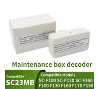 Reiniciador de Chips de Caja de Mantenimiento de Tinta Residual SC23MB Compatible con SC-F100 SC-F130 SC-F160 SC-F170,(5 Pcs SC23MB)